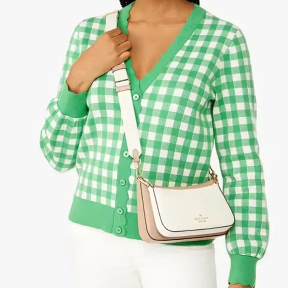 Kate Spade Duet Colorblock Saffiano Leather Small Crossbody NWT