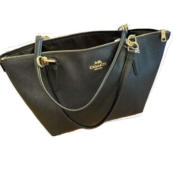 Coach Black Signature Ava Tote NWT