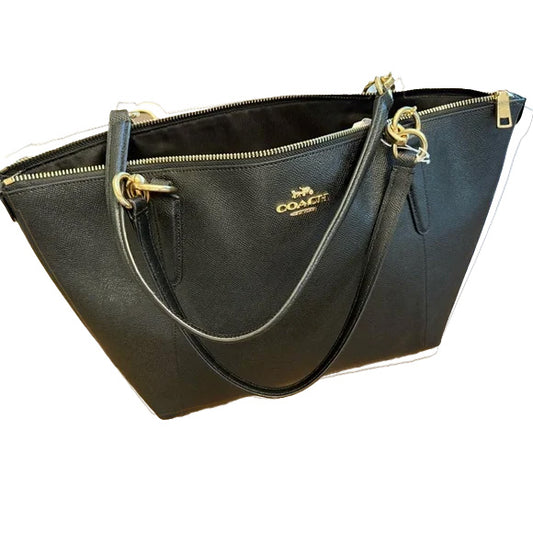 Coach Black Signature Ava Tote NWT