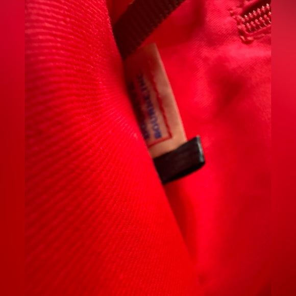 Dooney and Bourke Hot Pink Polka Dot Leather Tote Excellent Condition.