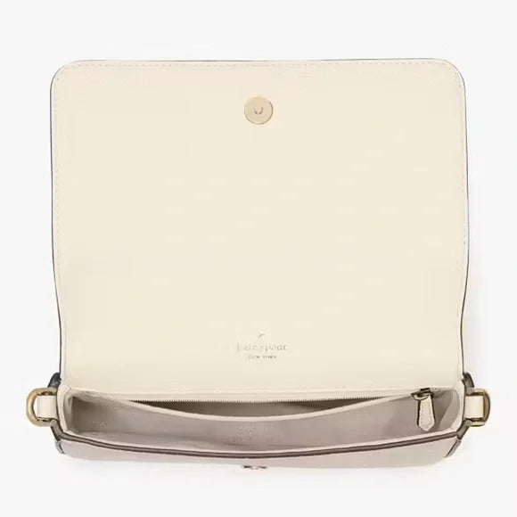 Kate Spade Lena Straw Mini Crossbody Meringue multi NWT