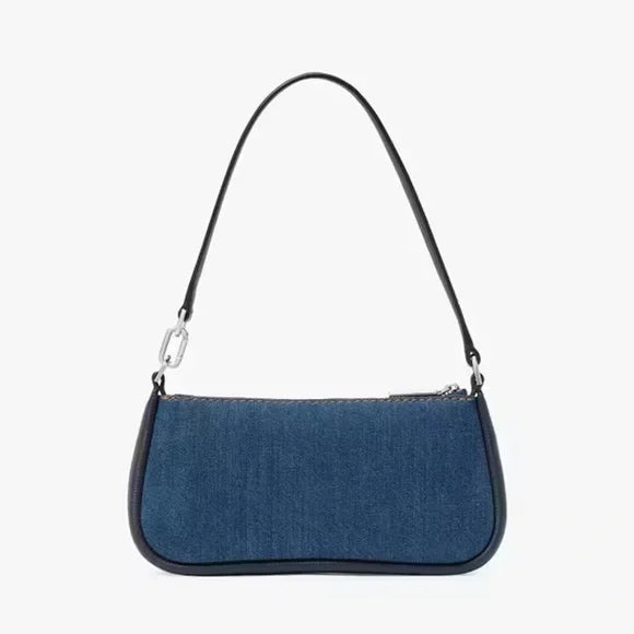 Kate Spade Kayla Denim Convertible wristlet blue multi NWT