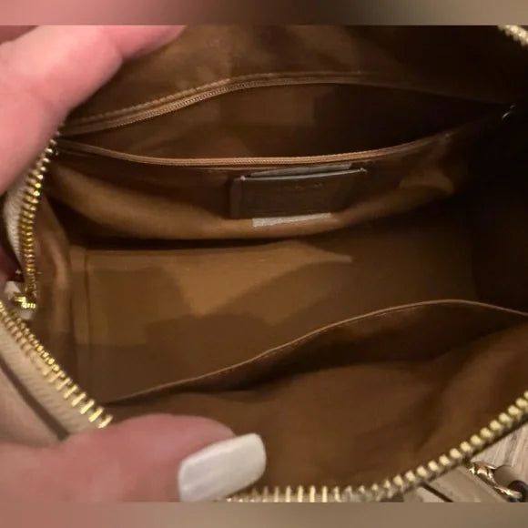 Coach Mini Rowan Chalk Floral Crossbody. NWOT