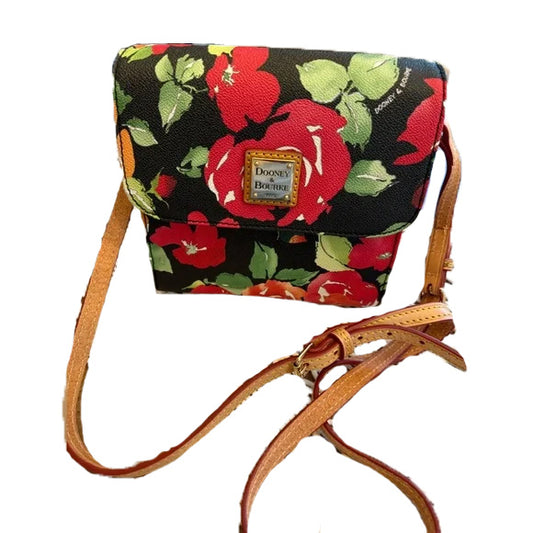 Dooney & Bourke Floral Letter Carrier Crossbody NWOT.
