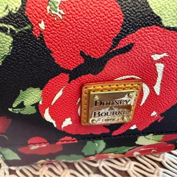 Dooney & Bourke Floral Letter Carrier Crossbody NWOT.