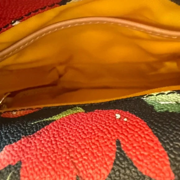 Dooney & Bourke Floral Letter Carrier Crossbody NWOT.