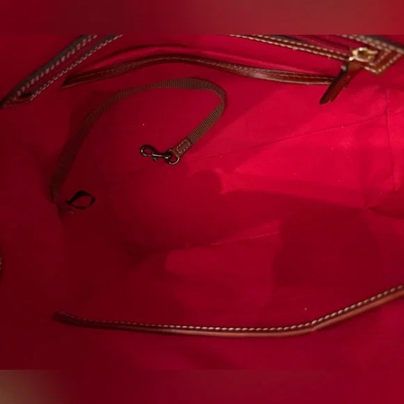 Dooney & Bourke Large Olive Dome Satchel With Adjustable Strap. NWT.