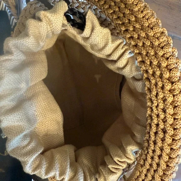 Jabuticaba Rosa Elza Style Handcrafted Bag. Made In Brazil. Unique. New Item.