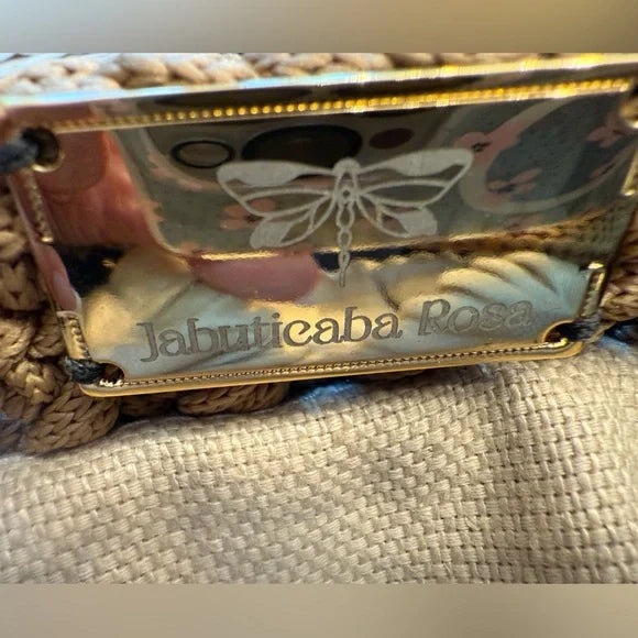 Jabuticaba Rosa Elza Style Handcrafted Bag. Made In Brazil. Unique. New Item.