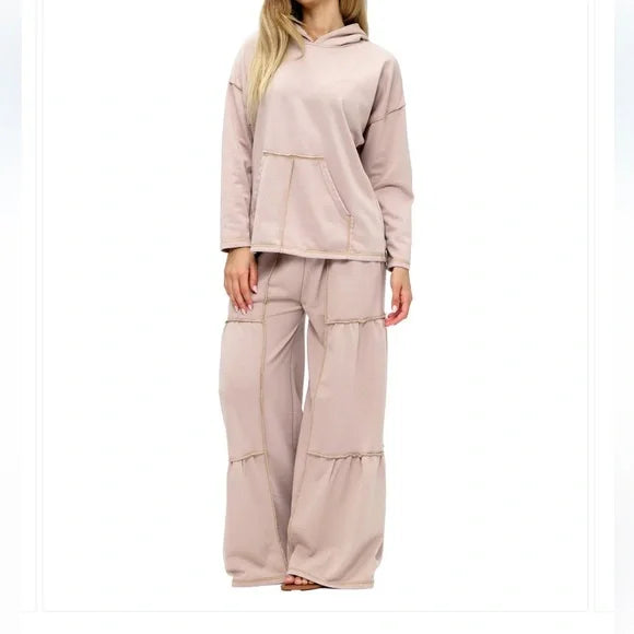 Yak & Yeti Boho Casual Vintage Hoodie Top & Palooza Pants. Various Sizes. NWT.