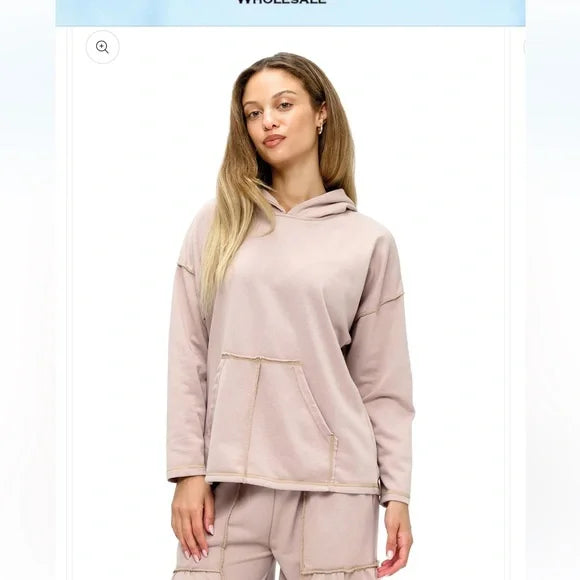 Yak & Yeti Boho Casual Vintage Hoodie Top & Palooza Pants. Various Sizes. NWT.