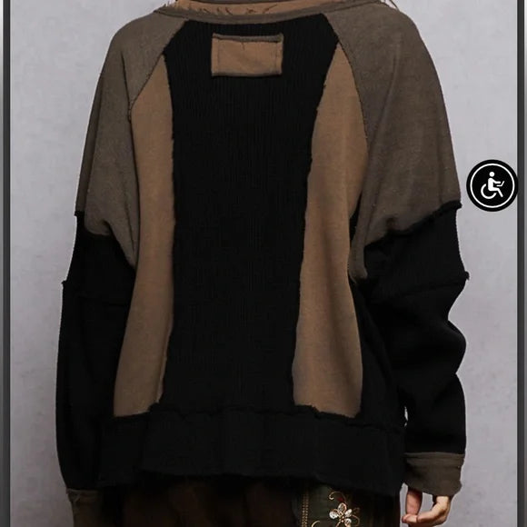 Pol Oversized Pullover Cotton Top. Various Sizes Available. NWT.