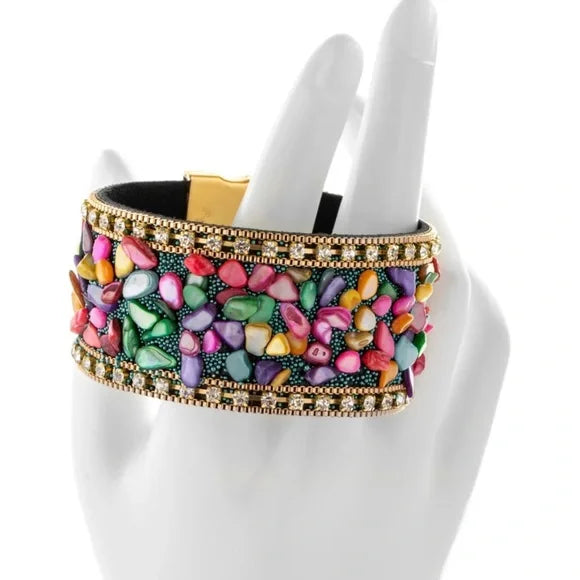 SAACHI Gravel Beaded Bracelet. NWT