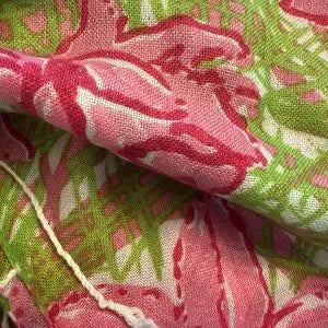 Lily Pulitzer Hibiscus Pin Serenity Murfee Scarf.